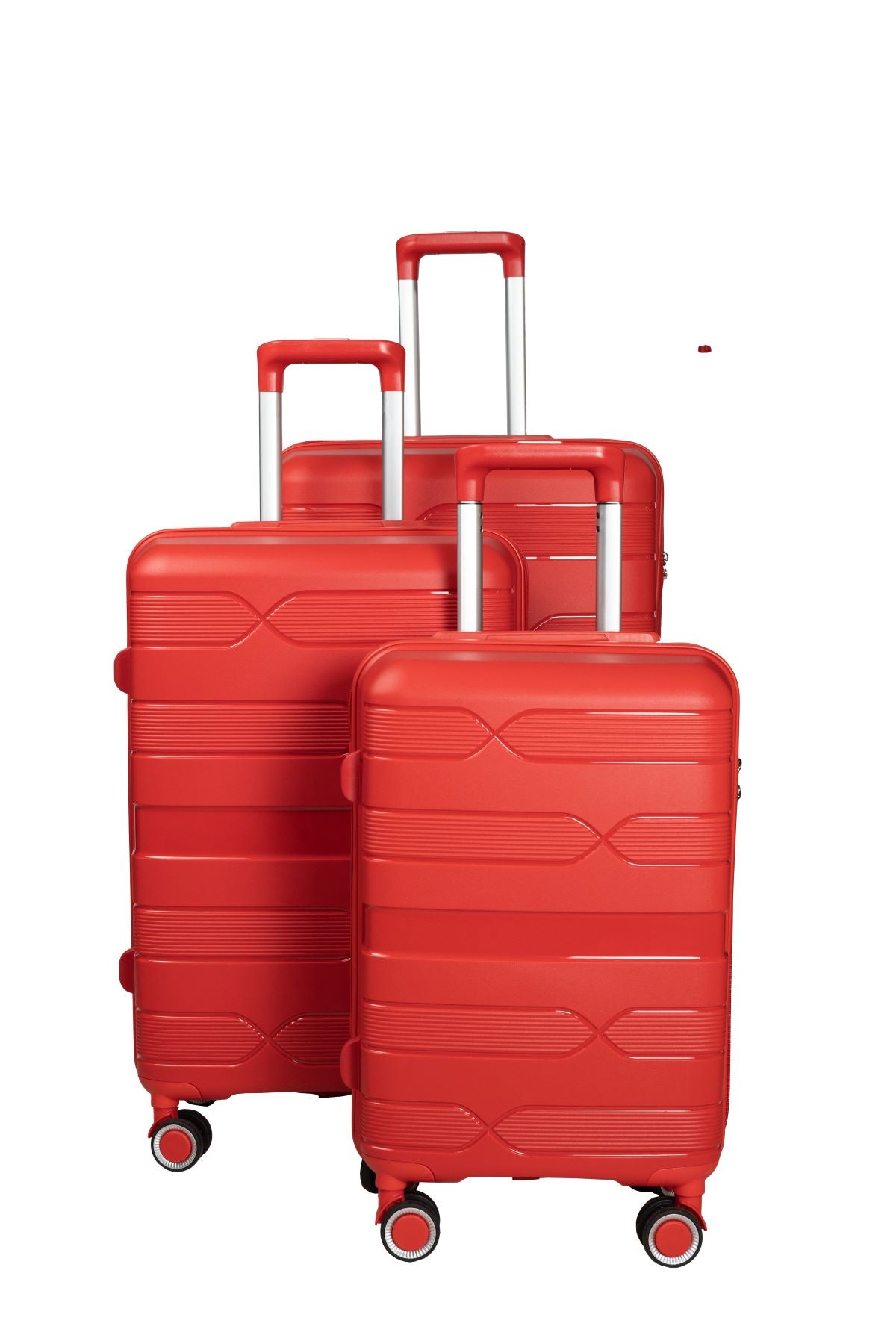 Conjunto de 3 Malas em Polipropileno com Rodas Silenciosas