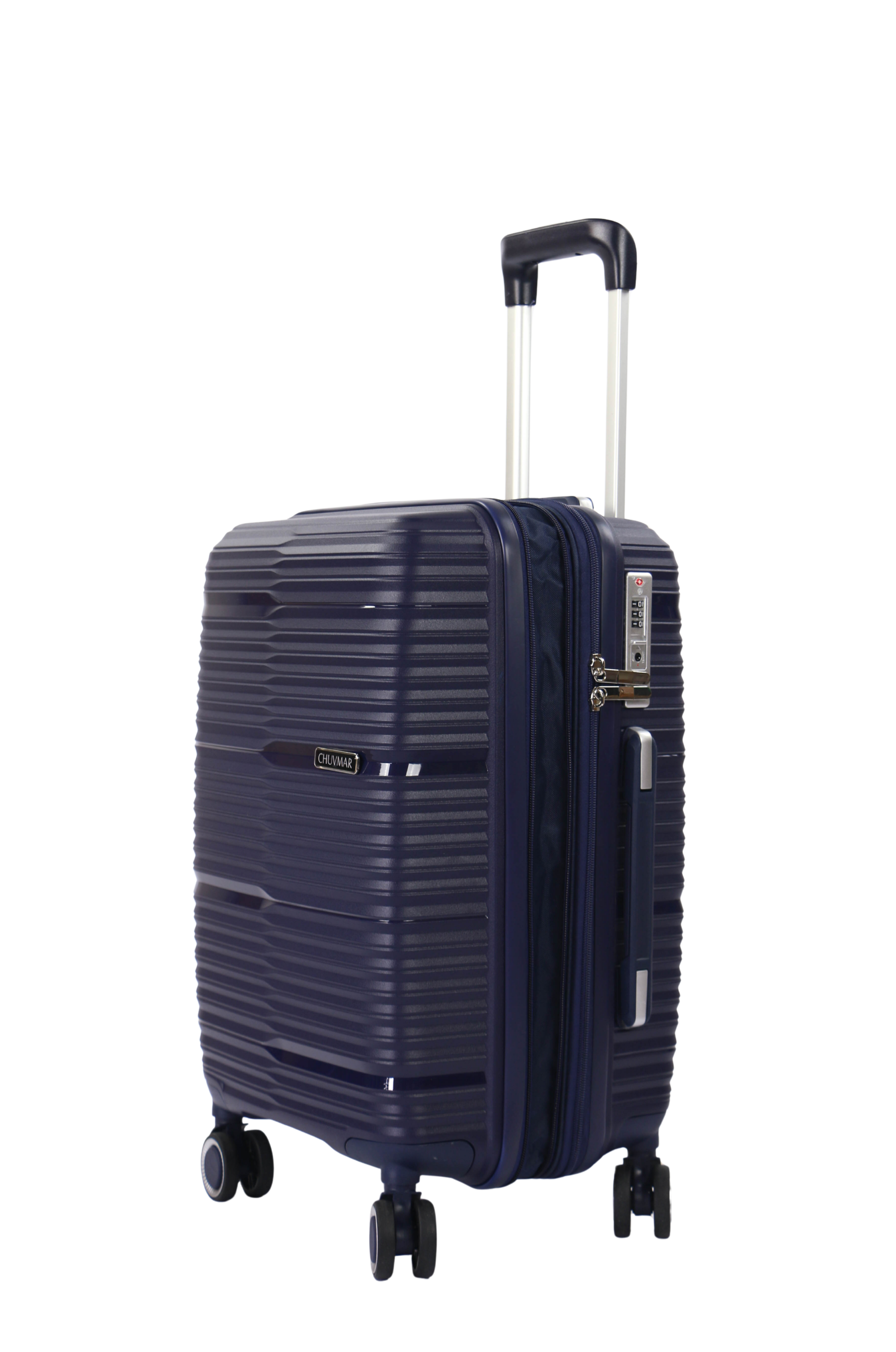 Mala de Viagem Média Expansível com Fechadura TSA | Produzida em Portugal