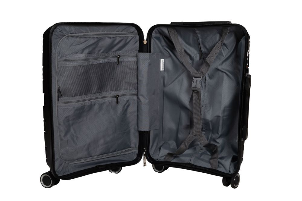 Conjunto de 3 Malas em Polipropileno com Rodas Silenciosas