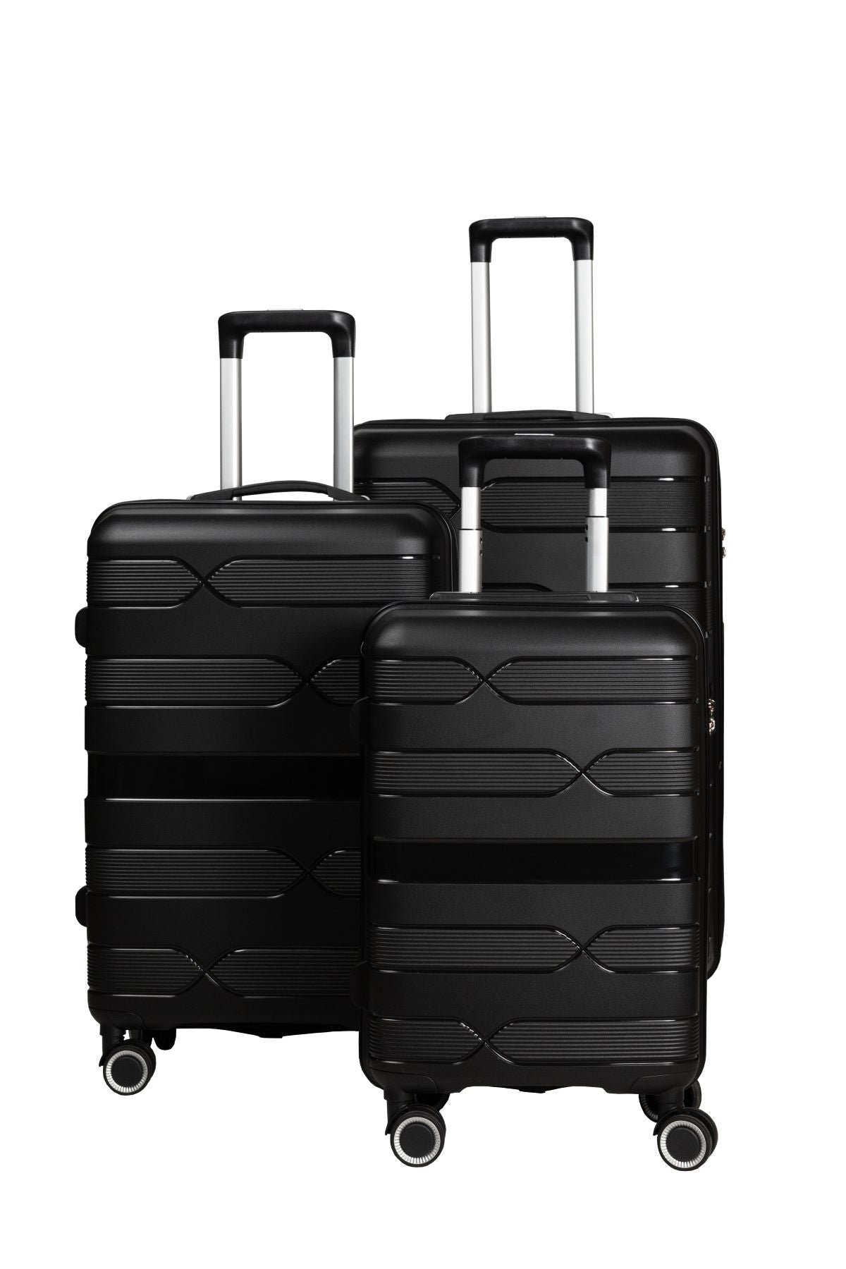 Conjunto de 3 Malas em Polipropileno com Rodas Silenciosas