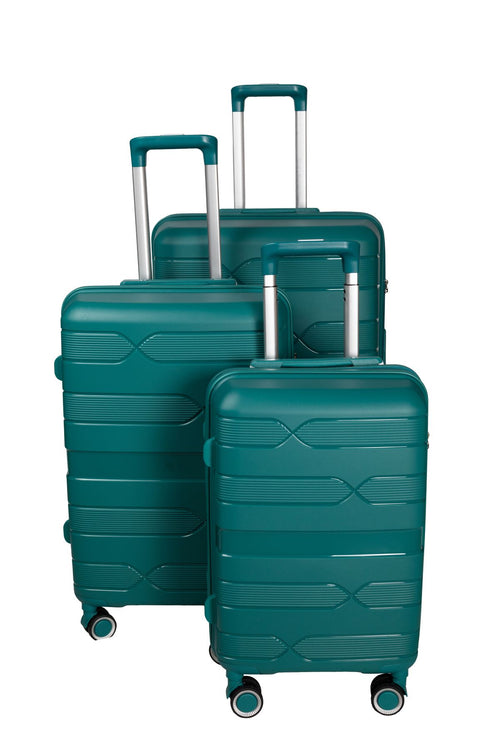 Conjunto de 3 Malas em Polipropileno com Rodas Silenciosas