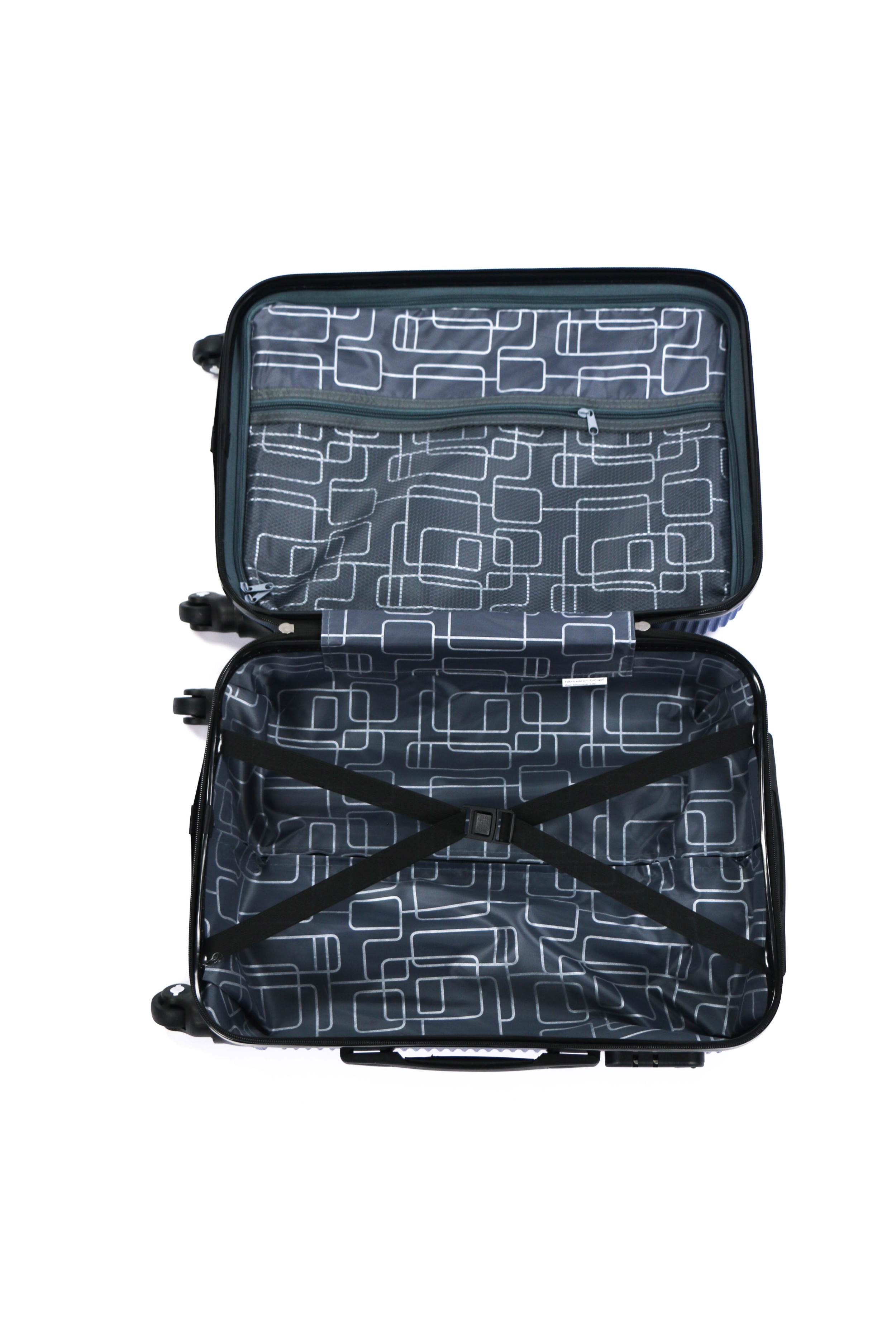 Conjunto Mala Compacta + Mala de Cosméticos em ABS