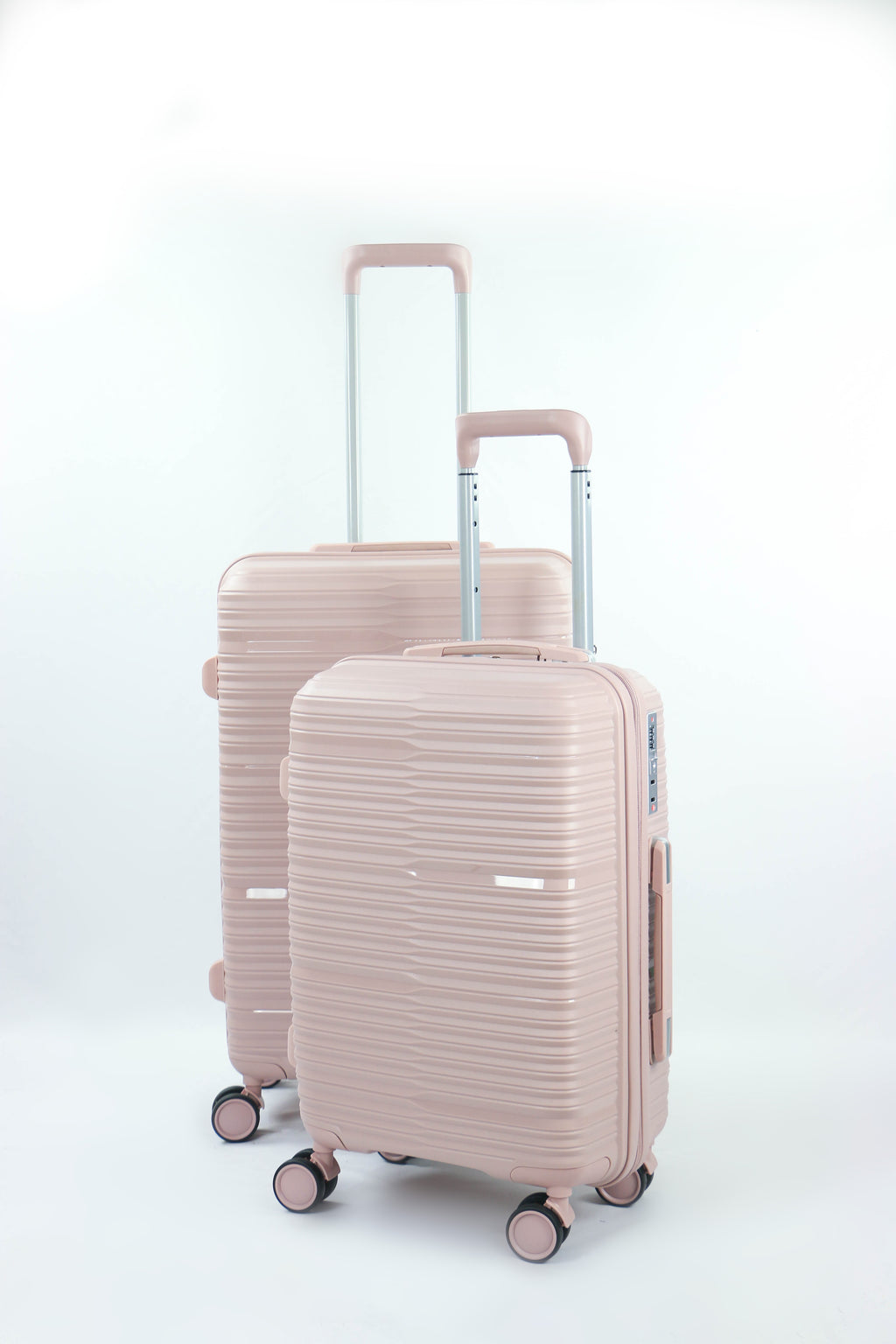 Conjunto de 3 Malas em Polipropileno com Interior 180D e Rodas Silenciosas