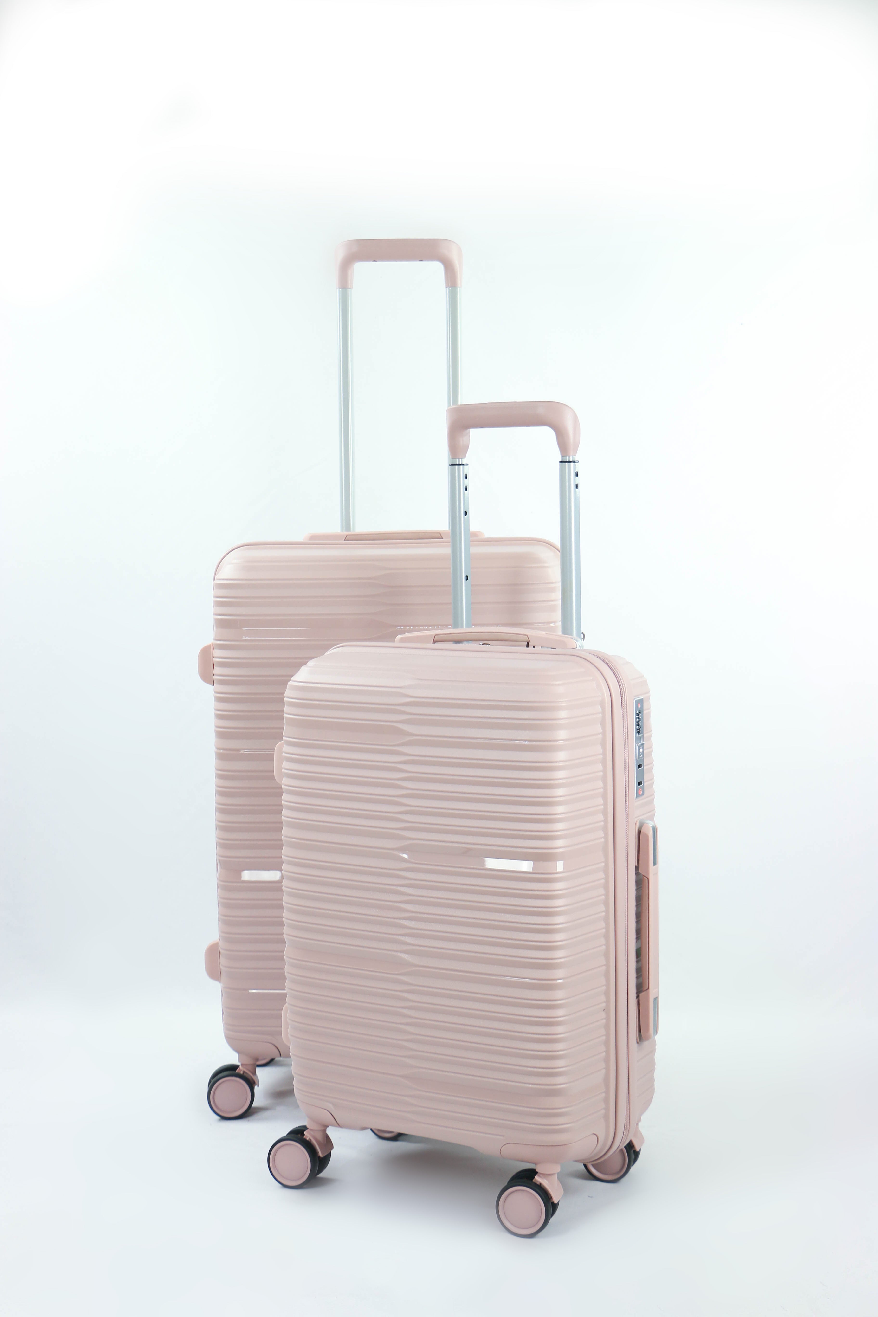 Conjunto de 3 Malas em Polipropileno com Interior 180D e Rodas Silenciosas